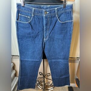 Jordache Vintage High Rise Blue Denim Jeans Size 36 Long